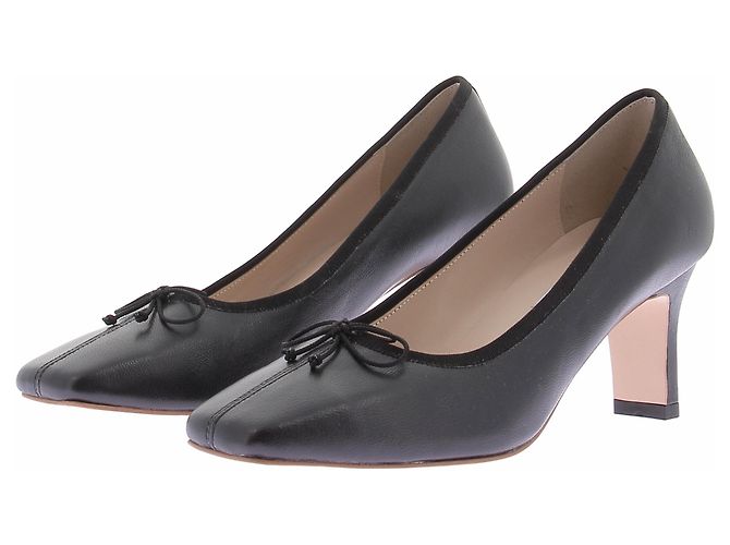 Autre Marque PLEIADES Schwarze Leder High Heels 38 EU