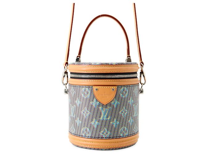 Sac à main Louis Vuitton Monogram LV Pop Cannes Bleu