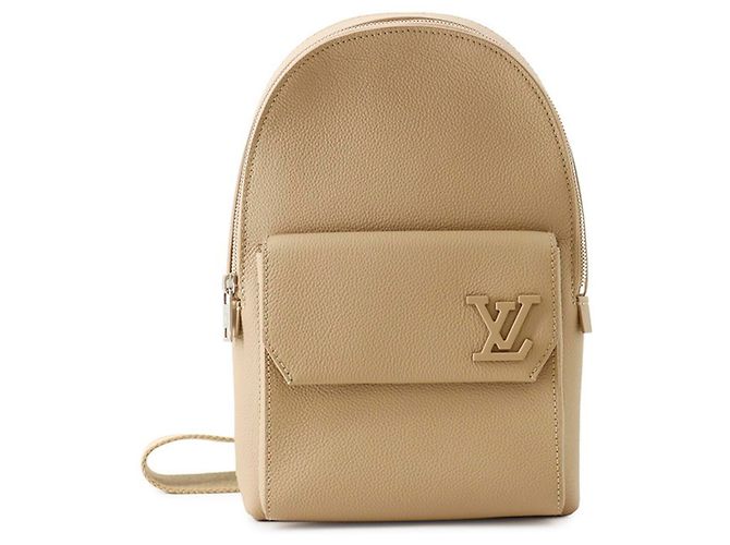 Borsa a tracolla in pelle di vitello Louis Vuitton Beige
