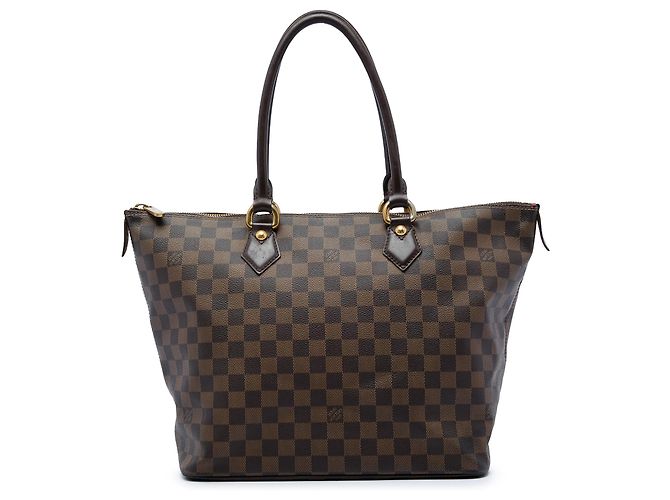 Louis Vuitton Marrom Damier Ebene Saleya MM