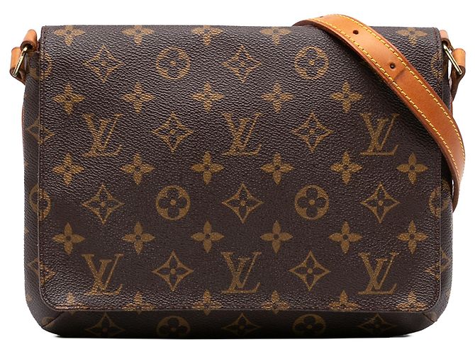 Louis Vuitton Musette Tango de alça curta monograma marrom