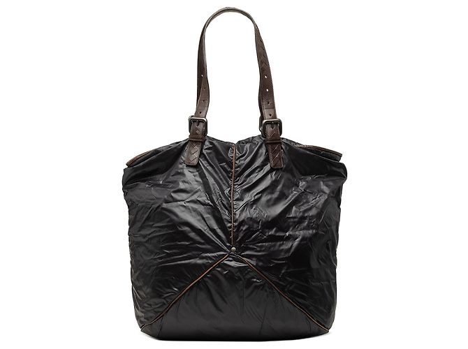 Tote Spinnaker in nylon nero Bottega Veneta