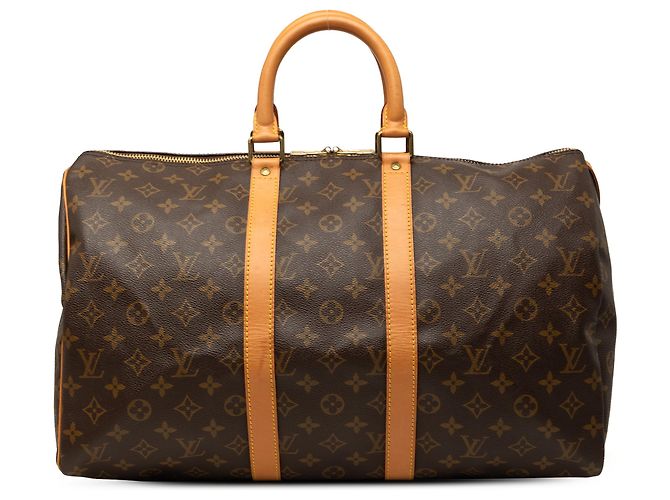 Louis Vuitton Marrom Monogram Keepall 45