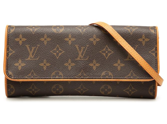 Louis Vuitton Pochette Twin GM Monogram marrone