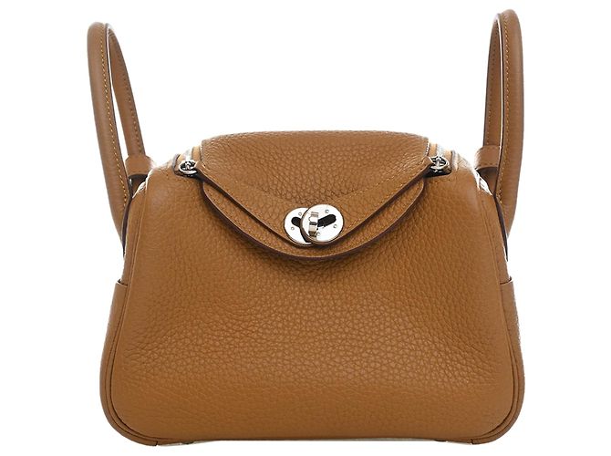 Hermès Mini Clemence Lindy 20 Marron