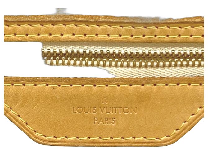 Borsa Tote Louis Vuitton Damier Azur Neverfull MM Bianco