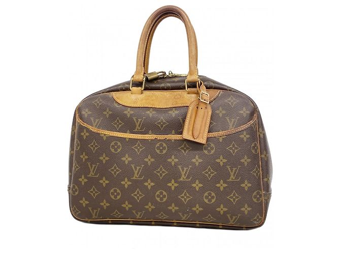 Borsa Louis Vuitton Monogram Deauville Marrone