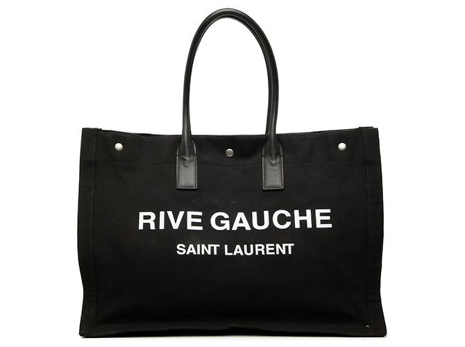 Bolsa Tote Saint Laurent Rive Gauche Preto