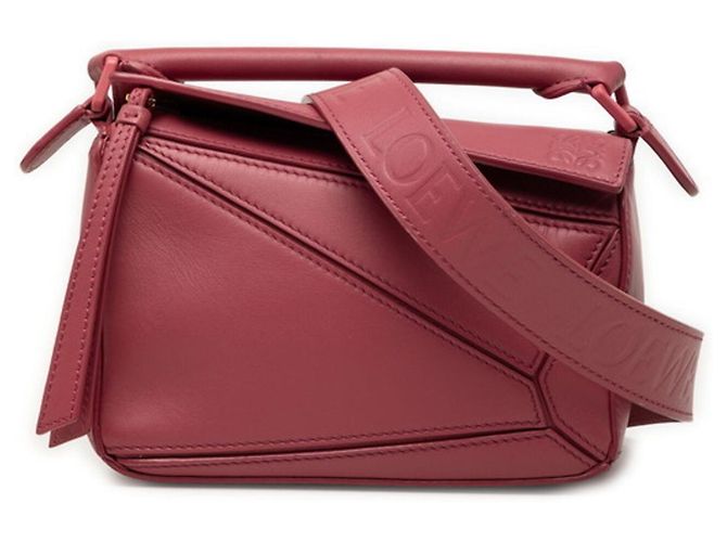 Mini borsa Loewe Anagram Puzzle Rosa