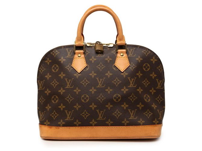 Bolsa Louis Vuitton Monogram Alma PM M51130 Marrom Monograma