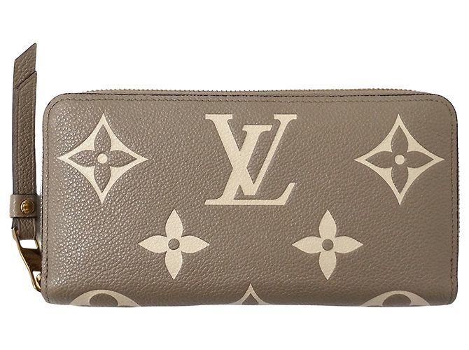 Louis Vuitton Monogram Empreinte Long Wallet Grey