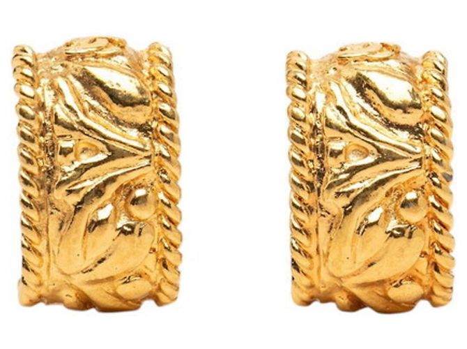 Orecchini a clip Chanel Coco Mark D'oro 
