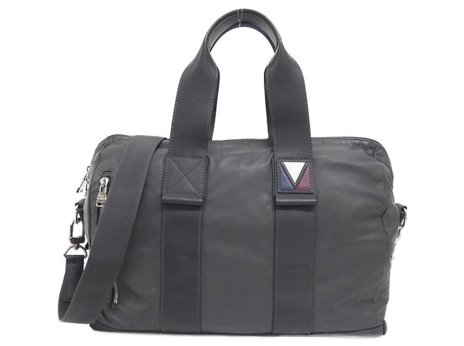 Bolsa Boston Louis Vuitton Gaston V Start PM M51113 Marrom Cinza antracite
