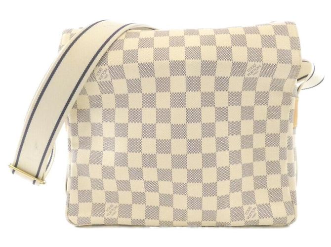 Bolsa de Ombro Louis Vuitton Damier Azur Naviglio