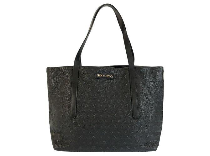 Sac cabas Sofia en cuir Jimmy Choo Noir
