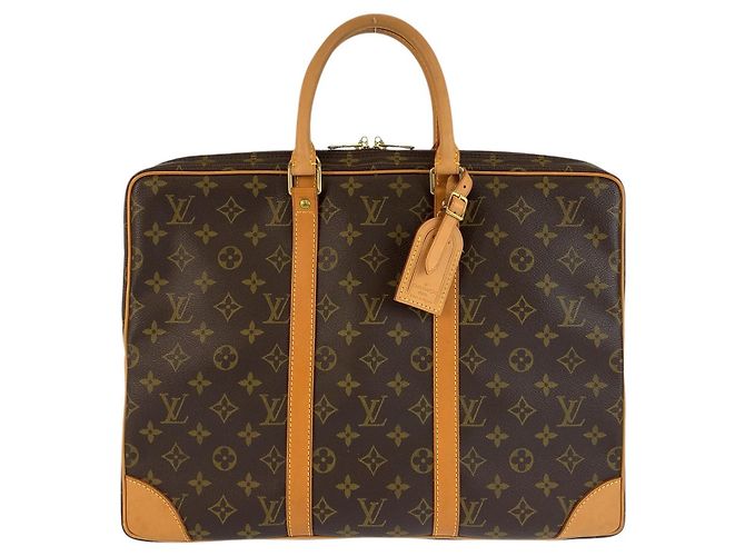 Pasta de documentos Louis Vuitton Monogram Marrom