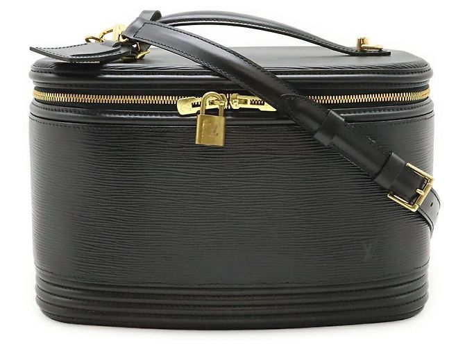 Bolsa de Vanity 2WAY em couro Epi Louis Vuitton Preto