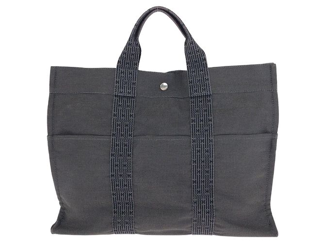 Hermès Hermes Herline MM Tote Tasche Grau