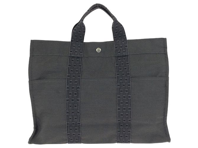 Hermès Sac cabas Hermes Herline MM Gris