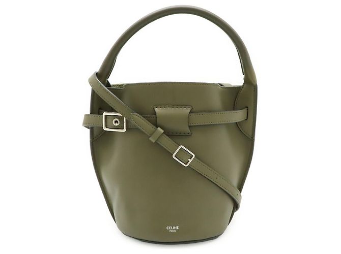 Céline Bolsa 2WAY Big Bag Nano de couro Celine Verde