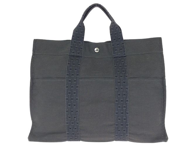Hermès Sac cabas Hermes Herline MM Gris