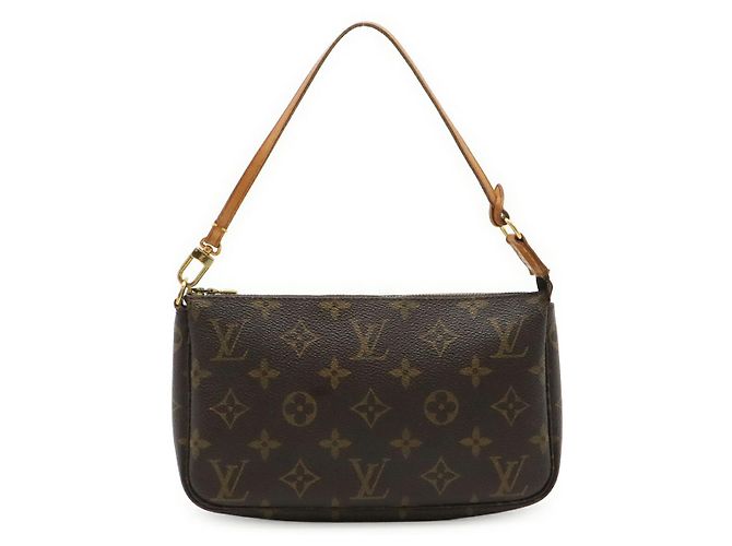 Louis Vuitton Monogram Pochette Accessoires Marrone