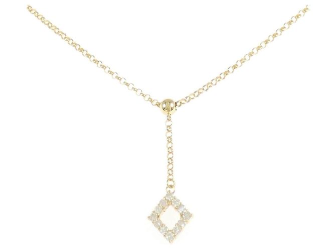 Autre Marque Collana con Diamanti Au750 D'oro
