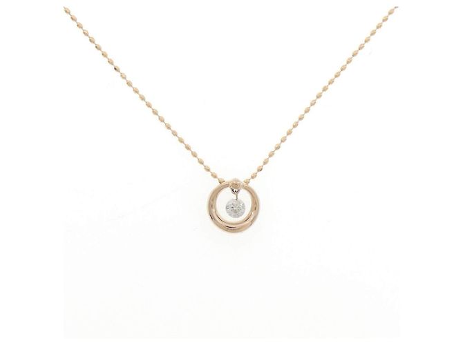 Autre Marque Collar de Diamante Au750 Dorado