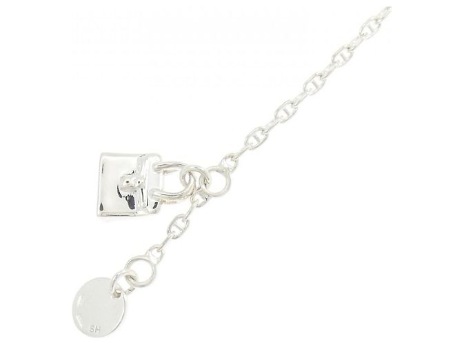 Hermès Pulseira charm em prata 925 Hermes