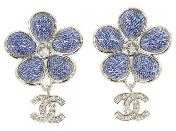 Orecchini Chanel ABG744 Blu D'oro