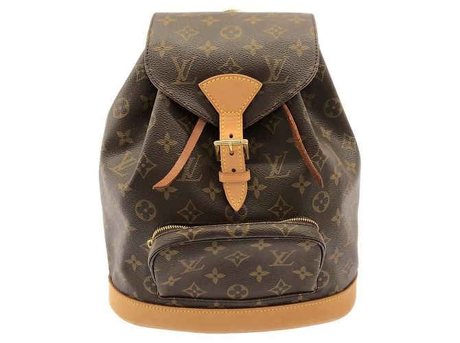 Louis Vuitton Monogram Montsouris MM Rucksack Braun