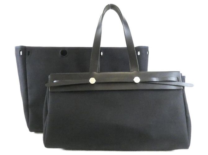 Hermès Borsa Cabas Hermes Herbag Nero 