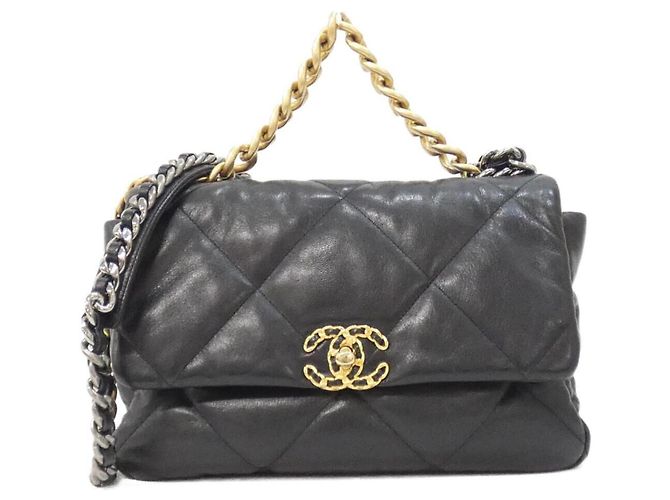 Borsa a Spalla Chanel 19 Line AS1161 Nero