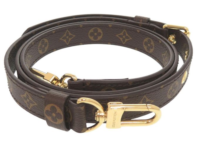Correa de hombro Louis Vuitton Monogram Marrón Castaño