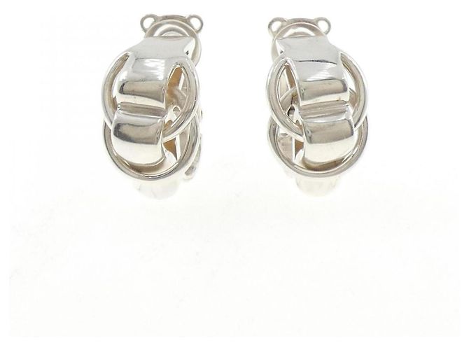 Hermès Orecchini a clip Hallmark Hermes Argento 
