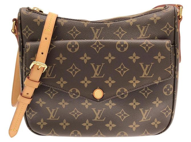 Borsa a tracolla Louis Vuitton Monogram Mabillon Marrone