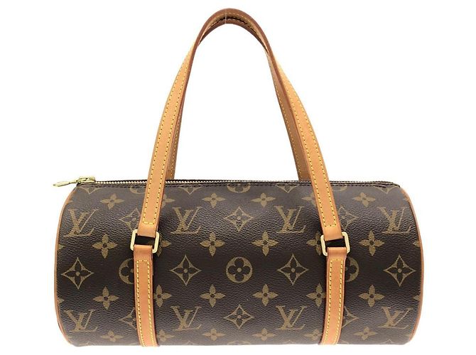 Borsa Louis Vuitton Monogram Papillon Marrone