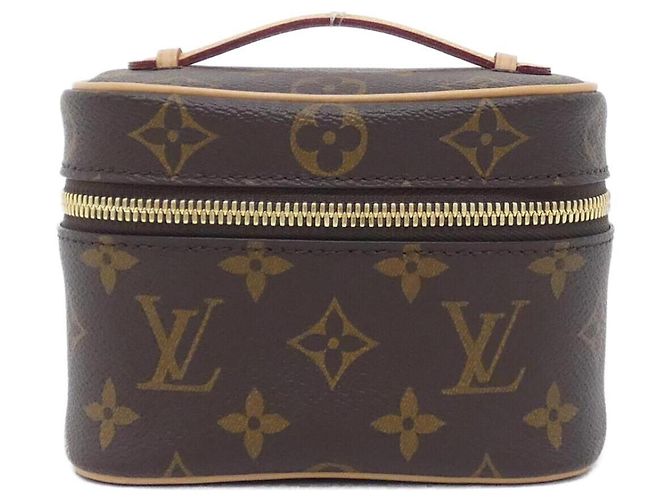 Pochette Louis Vuitton Monogram Nice Nano Marron