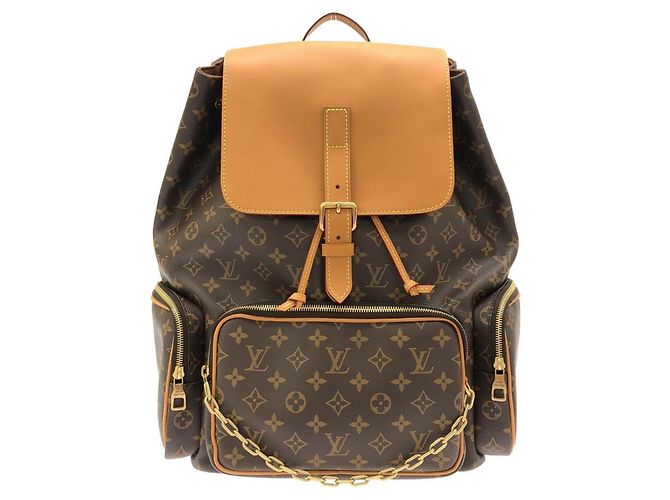Louis Vuitton Monogram Trio Backpack Brown