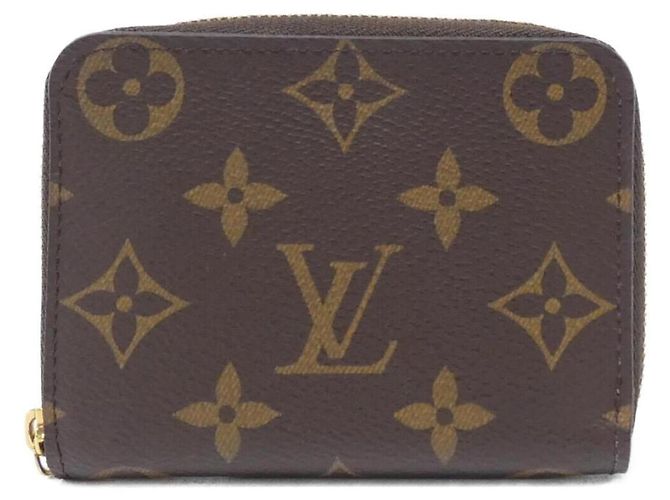 Monedero Monogram Zippy Louis Vuitton Castaño