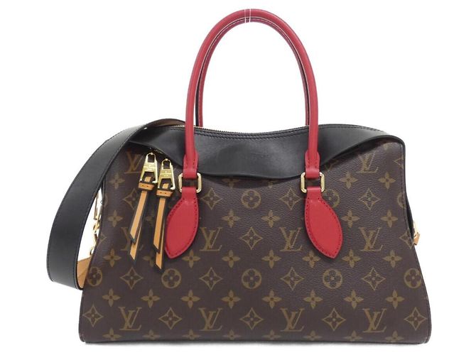 Tote Monogram Tuileries Louis Vuitton Marrom Preto