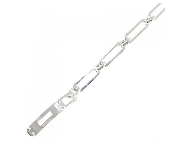 Hermès Hermès Kelly Chaine Pulseira com Charm de Prata 