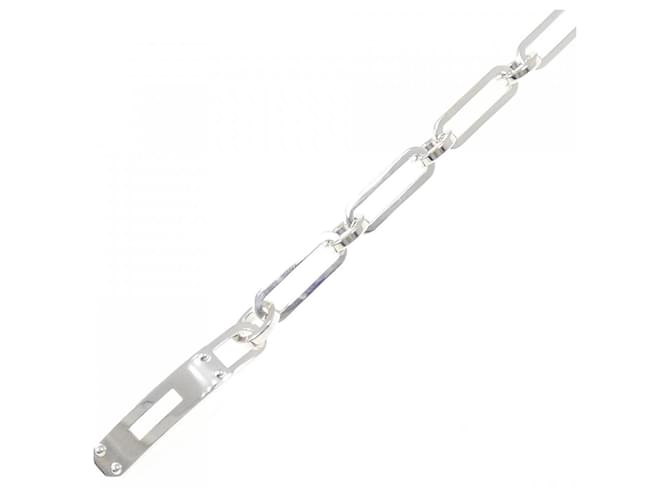 Hermes Hermès Kelly Chaine Silver Charm Bracelet 