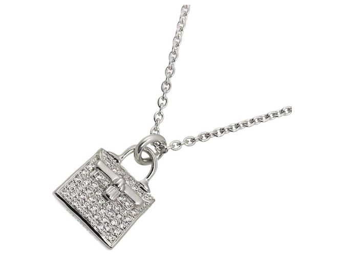 Collar Amulette Kelly de Diamante Hermès