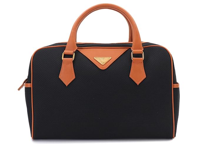 Sac Boston Yves Saint Laurent Marron Noir 