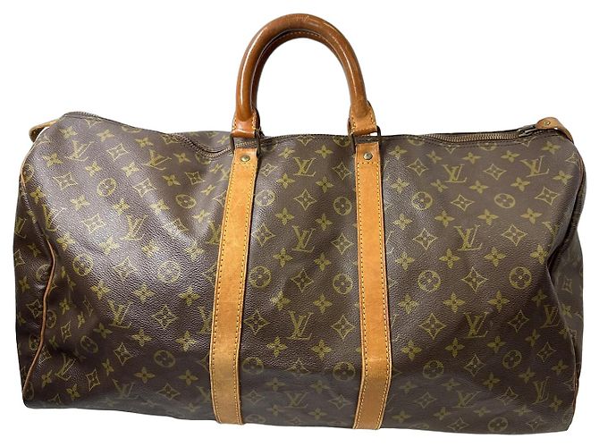 Louis Vuitton Keepall Monogram Canvas 55 Marrom