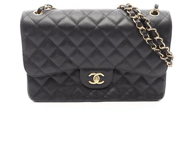 Timeless Borsa a Spalla Chanel Classic Double Flap Nero