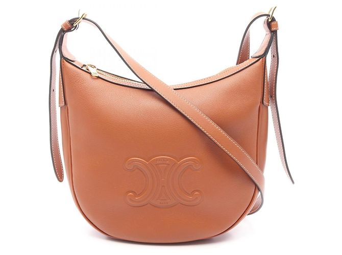 Céline Borsa a tracolla in pelle Celine Eloise Small Marrone