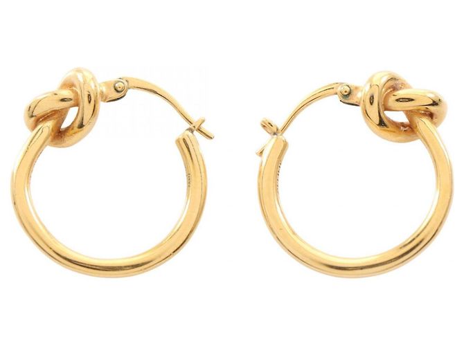 Céline Orecchini a cerchio Knot placcati oro Celine D'oro