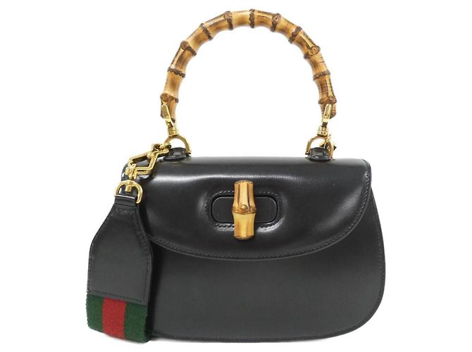 Borsa Gucci Bamboo 1947 Nero